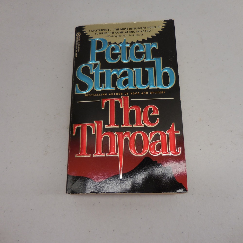 The Throat by Peter Straub 1994 Signet Paperback Mystery Thriller Novel